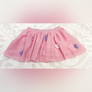 Girls Childrens Place Pink Tutu with Flower size 4T